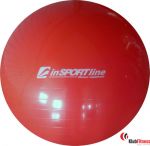 Piłka gimnastyczna gładka INSPORTLINE TOP BALL czerwona średnica 65cm