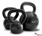 Hantla żeliwna SPARTAN KETTLEBELL 48kg czarna