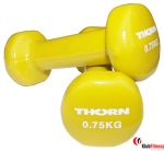 Hantla fitness THORN 0.75kg z powłoką winylowa