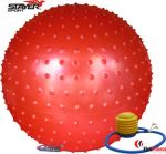 Piłka gimnastyczna masująca STAYER SPORT czerwona średnica 65cm