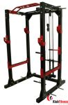 Klatka z podporami i uchwytami HEAVY DUTY Power Rack II + wyciąg