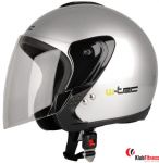 Kask motorowy W-TEC MAX617 srebrny rozmiar L (59-60cm)