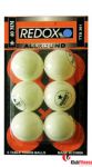 Piłeczki ping-pong REDOX TTB301, 6 sztuk, białe