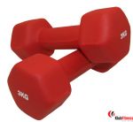 Hantla TITAN Fitness 3kg z powłoką neoprenową