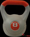 Hantla winylowa kettlebell STAYER SPORT VIN-KET 8,0kg pomarańczowa