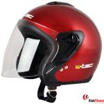 Kask motorowy W-TEC MAX617 burgundowy rozmiar L (59-60cm)