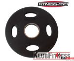 Obciążenie gumowane olimpijskie FITNESSPRO 1.25kg