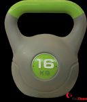 Hantla winylowa kettlebell STAYER SPORT VIN-KET 16kg zielona