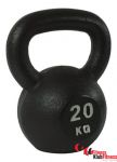 Hantla żeliwna BODYSOLID KETTLEBELL 20kg czarna